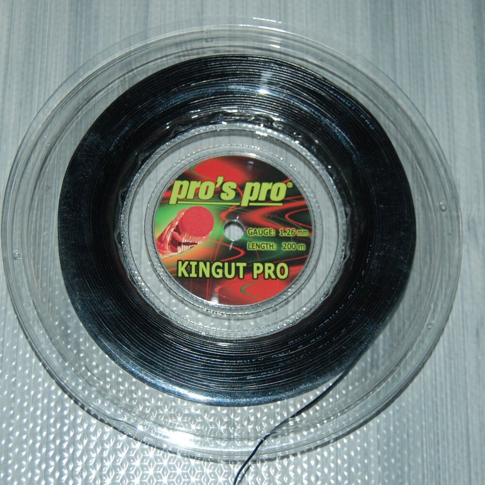 PRO'S PRO Kinggut Pro Multifilament Tennis String Reel 660 F 200 M Gauge 1.26 mm